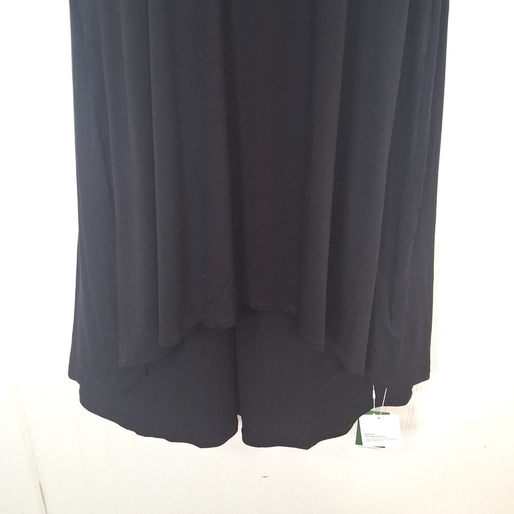 Halara Jersey Knit Dress Sz L Midi Pockets Neutral Minimalist Athleisure - Picture 5 of 15